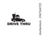 Drive Thru Text Logo Design...