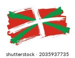 the basque country flag  spain. ... | Shutterstock .eps vector #2035937735