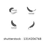 Feather Logo Vector Template