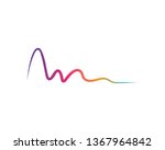 sound wave music logo vector... | Shutterstock .eps vector #1367964842