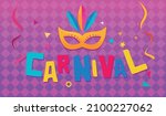 carnival  carnaval  mardi gras... | Shutterstock .eps vector #2100227062