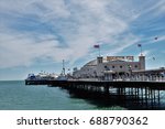 Brighton Pier On Sunny Day