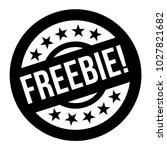 Freebie Stamp. Typographic Sign ...