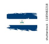 nicaragua grunge flag. vector... | Shutterstock .eps vector #1185482218