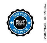 best price emblem  label  badge ... | Shutterstock .eps vector #1337233862