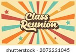 Class Reunion Retro Text.old...
