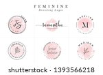 logo templates collection. logo ... | Shutterstock .eps vector #1393566218