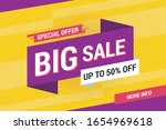 special offer big sale banner ... | Shutterstock .eps vector #1654969618