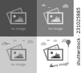 no image creative signs in... | Shutterstock .eps vector #231025885