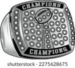Football Champions - Silver Ring
(Add team name where champions is located)
