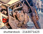 Triumph Tiger Engine Block On A ...