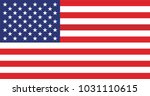 american flag for independence... | Shutterstock .eps vector #1031110615