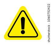attention sign icon. warning... | Shutterstock .eps vector #1060752422