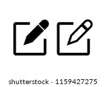 edit icon vector. pencil icon.... | Shutterstock .eps vector #1159427275