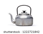 Vintage large aluminum tea pot...