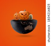 world halloween day  halloween  ... | Shutterstock . vector #1834216825
