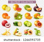 realistic set of various kinds... | Shutterstock .eps vector #1266592735