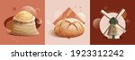 realistic bread design concept... | Shutterstock .eps vector #1923312242