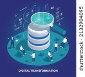 digital transformation and... | Shutterstock .eps vector #2132904095