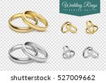 Wedding Rings Set Of Gold And...