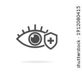 healthy eye icon concept... | Shutterstock .eps vector #1912080415