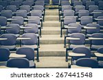 Lecture Chairs In A Class Room...