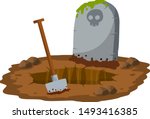 Tombstone and Grave Vector art image - Free stock photo - Public Domain ...