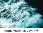 Abstract Splash Turquoise Sea...