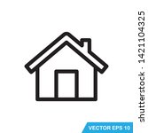 home icon vector design template | Shutterstock .eps vector #1421104325
