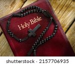 Holy Bible Book And Catholic...