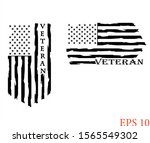 distressed american veteran... | Shutterstock .eps vector #1565549302