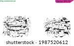 grunge black on transparent  ... | Shutterstock .eps vector #1987520612