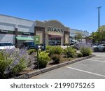 Small photo of Lynnwood, WA USA - circa August 2022: Wide view of the entrance to a Joann Fabrics store.