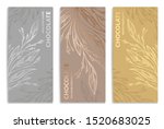 silver and gold vintage set of... | Shutterstock .eps vector #1520683025