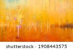 abstract colorful oil painting... | Shutterstock . vector #1908443575