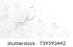 vector illustration circuit... | Shutterstock .eps vector #739593442
