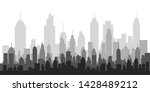 modern city skyline vector... | Shutterstock .eps vector #1428489212