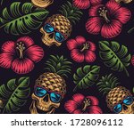 Seamless Color Pattern On The...