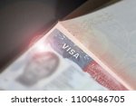 Visa Stamp Travel Passport...