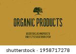 hand drawn rustic farm fresh... | Shutterstock .eps vector #1958717278
