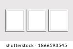frames of the same 3 sizes | Shutterstock . vector #1866593545