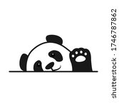 Cute Panda Waving Paw Cartoon ...