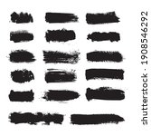 vector black ink grunge brush... | Shutterstock .eps vector #1908546292