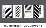 vector set black and white... | Shutterstock .eps vector #2022899945
