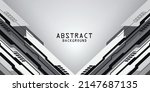 vector abstract geometric... | Shutterstock .eps vector #2147687135