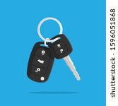  ar keys. charm of the alarm... | Shutterstock .eps vector #1596051868