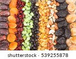Dried Fruit Background. Rows Of ...