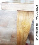 the wood a d the cement floor... | Shutterstock . vector #791025025
