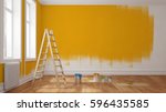 Painting Wall Yellow In Room Of ...
