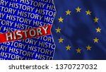 european union and history flag ... | Shutterstock . vector #1370727032